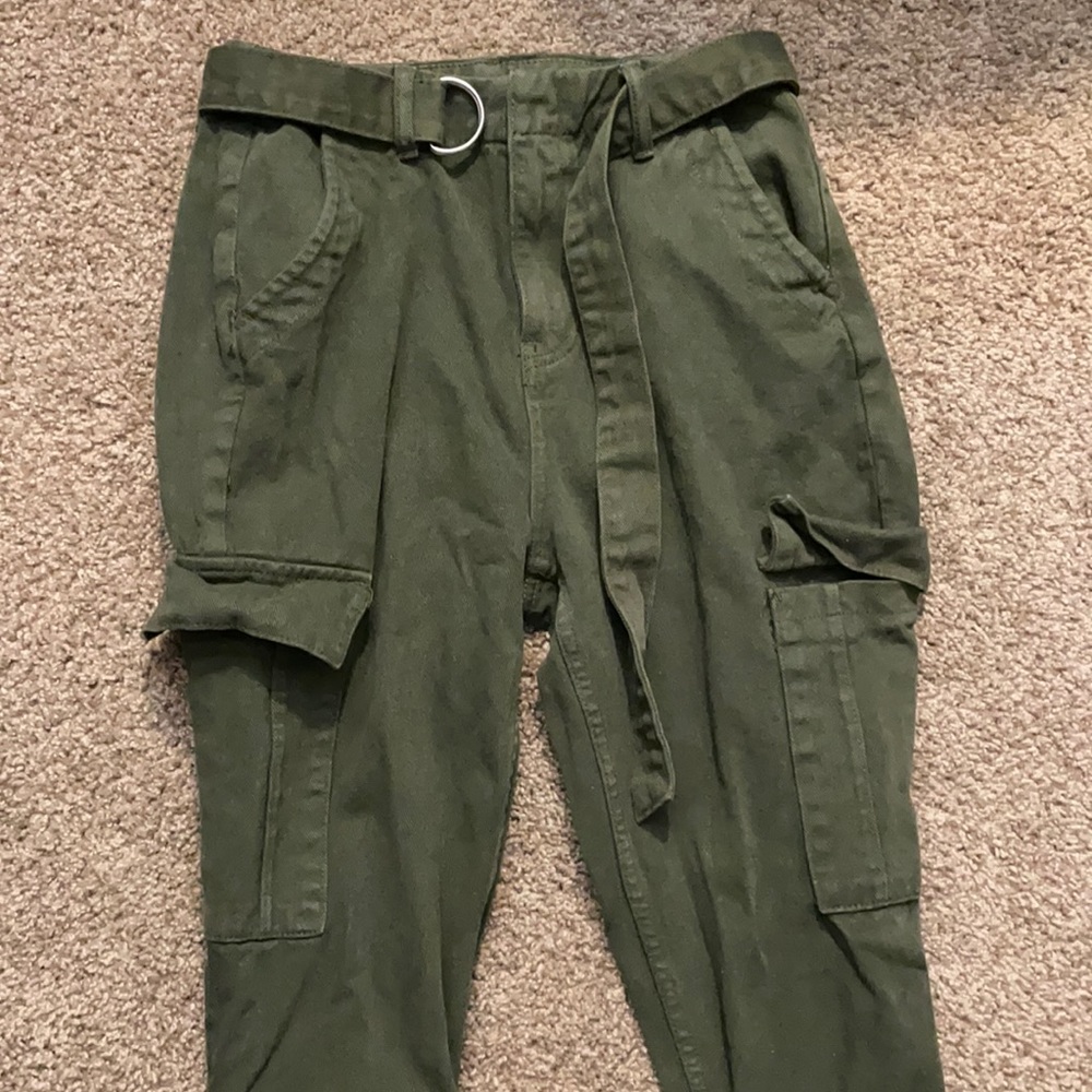 Green pants